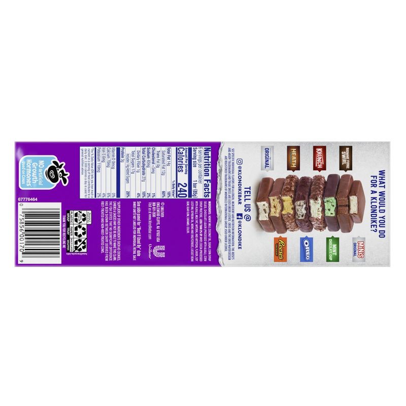 Klondike Dark Chocolate Ice Cream Bars - 6pk