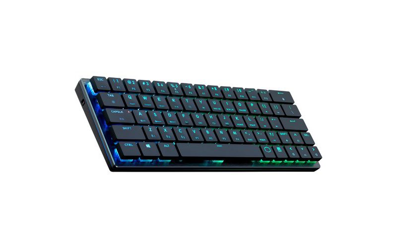 Cooler Master SK621 Keyboard - Wired/Wireless Connectivity - Bluetooth - USB Type C Interface - PC - Mechanical Keyswitch - Gunmetal