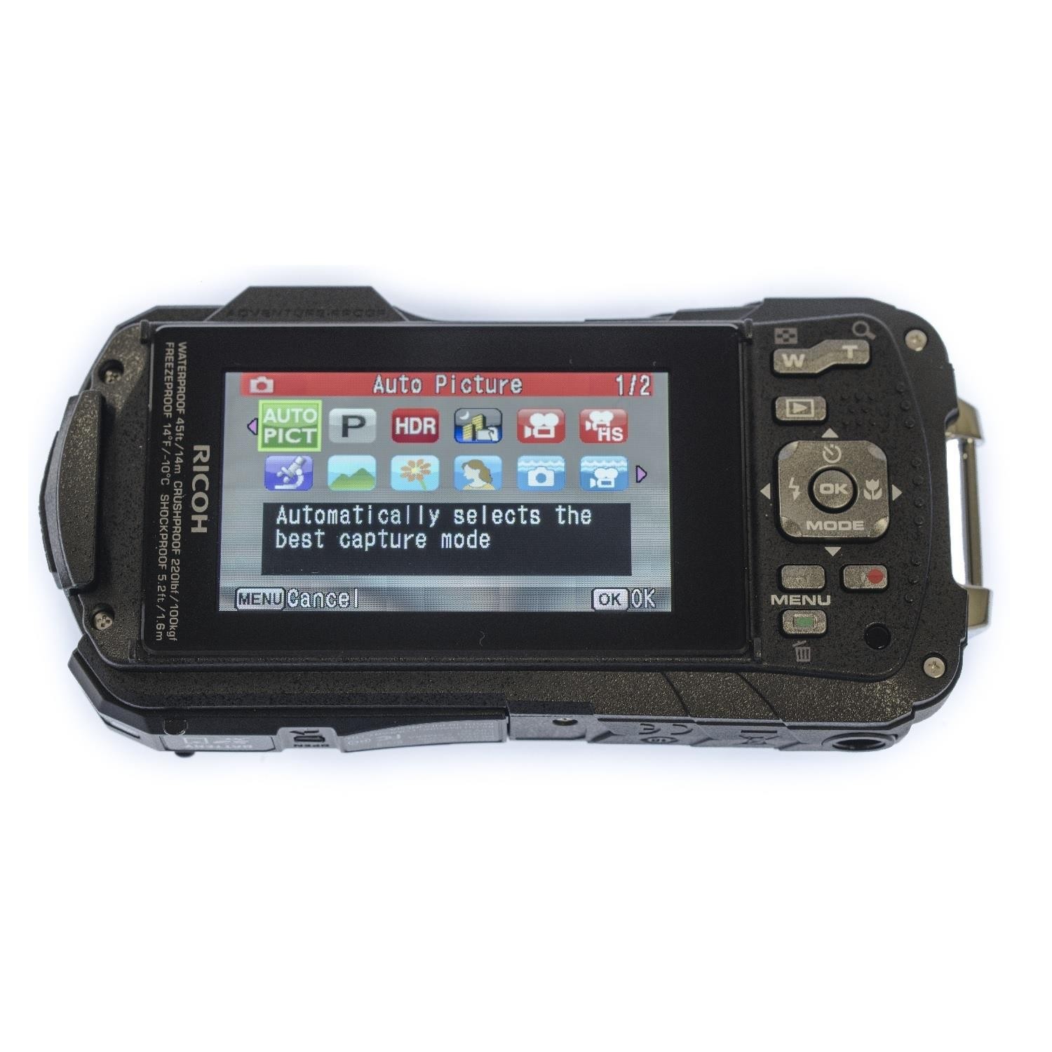 Ricoh WG-60 Digital Camera (Black)