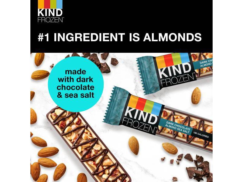 KIND Frozen Dark Chocolate Almond Sea Salt Bars - 5ct