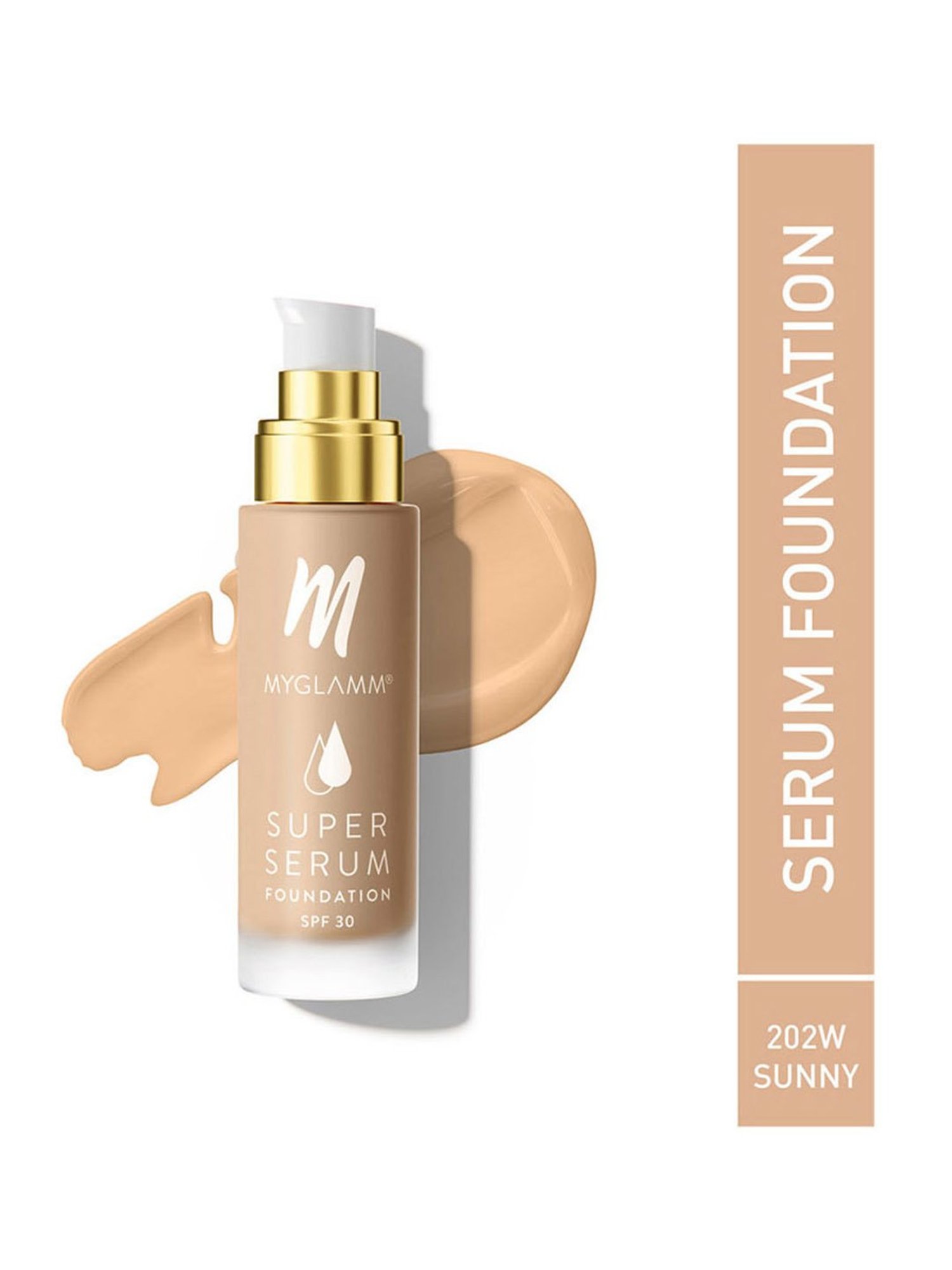 MyGlamm Super Serum Foundation 202W Sunny - 33 gm