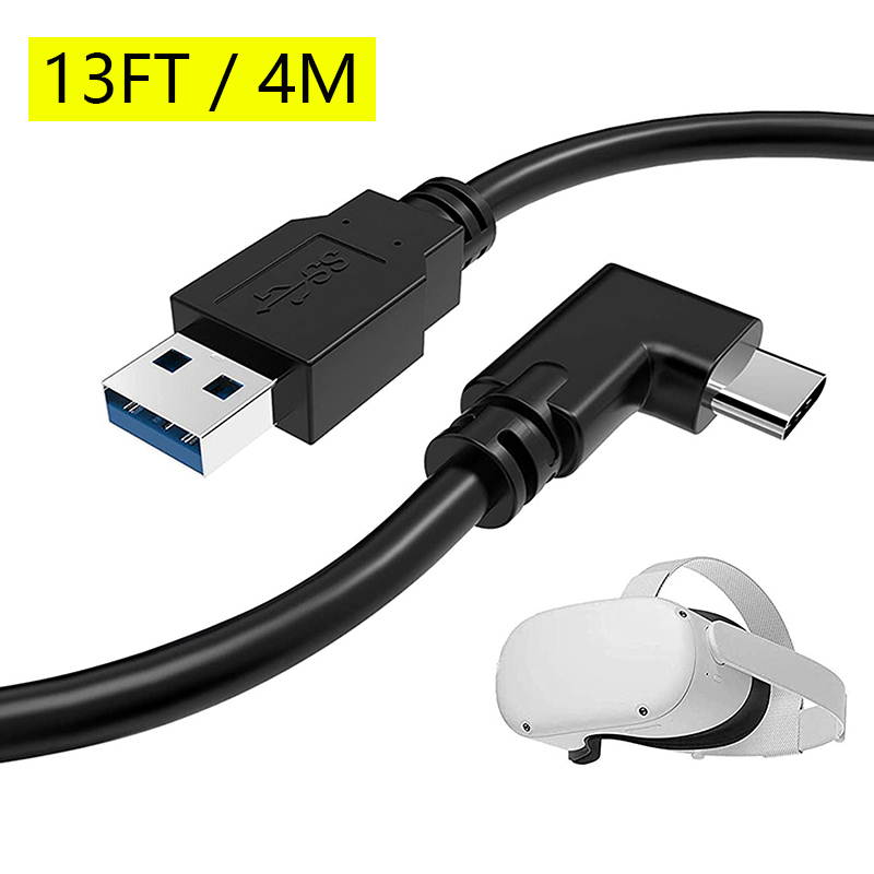 USB C to USB A USB 3.0 Cable, Oculus Link 4M for Oculus Quest 2 and Quest, Super Fast USB 3.1 Charging and Data Transfer, Compatible with Type C Devices (4M)