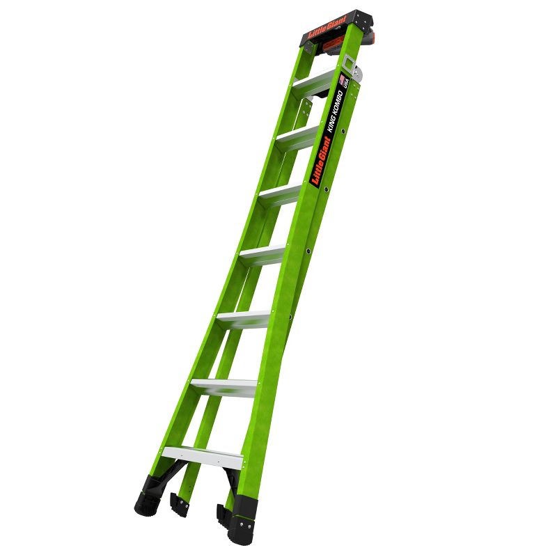 Little Giant Ladder Systems 8' ANSI Type IAA rated Ladder Apple Green