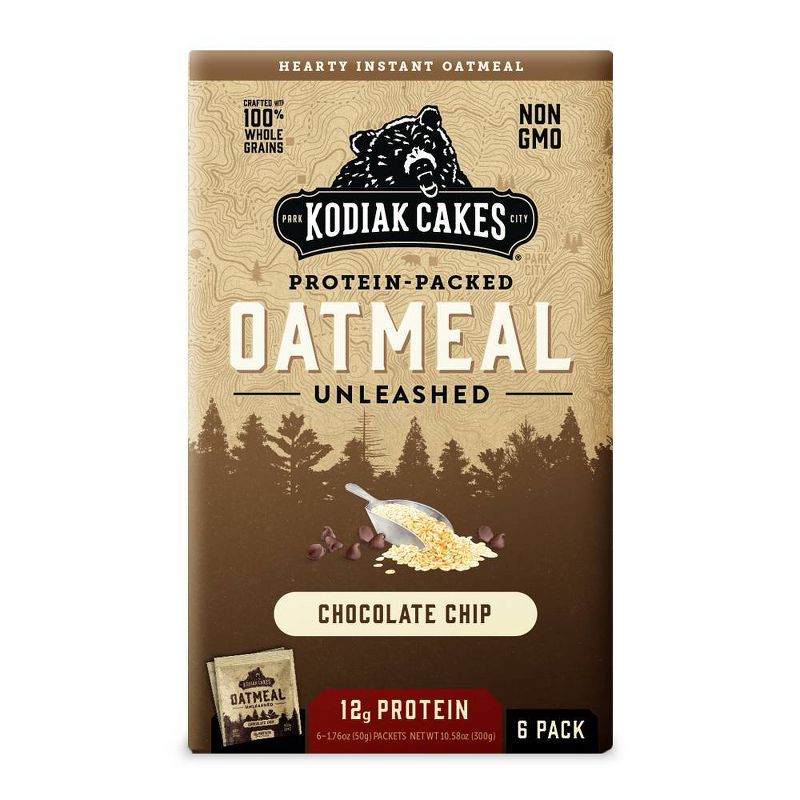 Kodiak Cakes Chocolate Chip Oatmeal - 6pk