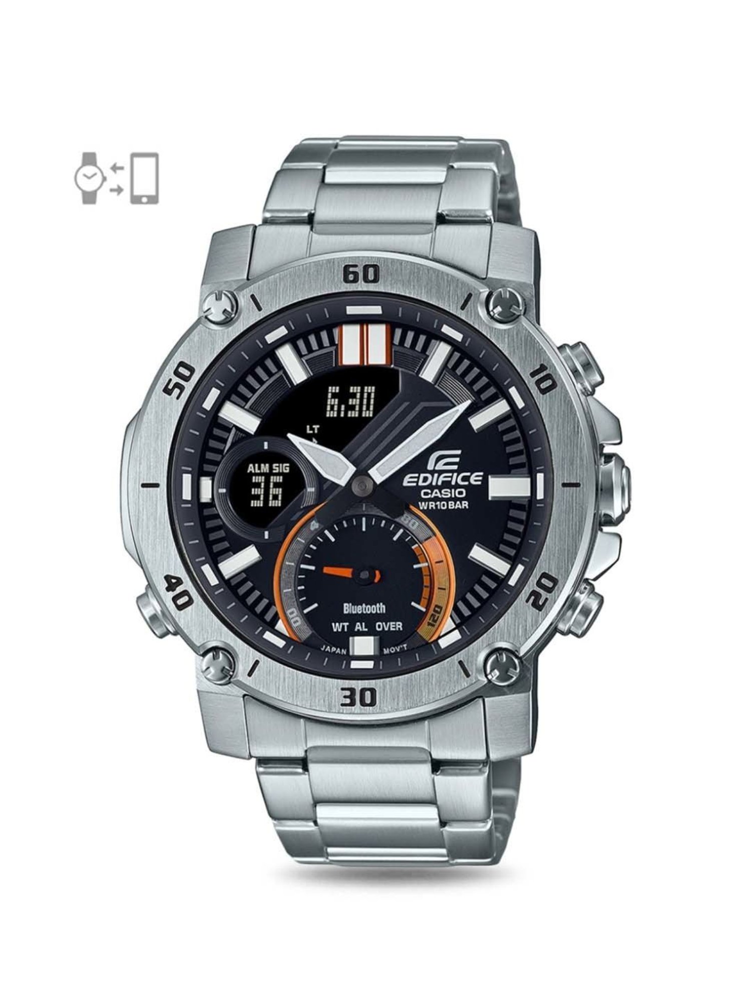 Sonata NP77070PP01 SF Analog-Digital Watch for Men