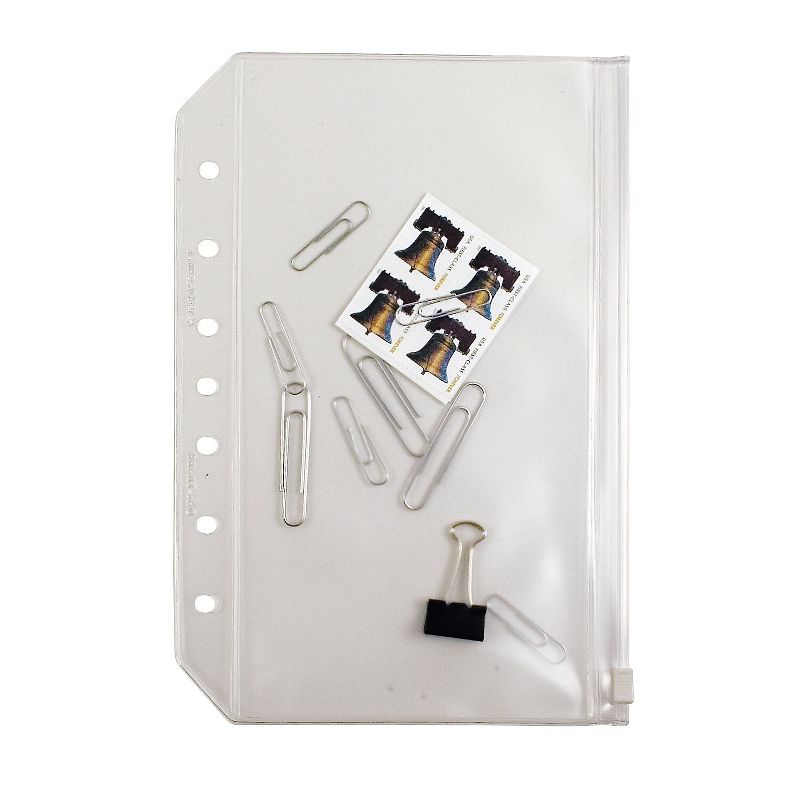 Day-Timer Vinyl Zip Pouch Loose-Leaf Desk 455170