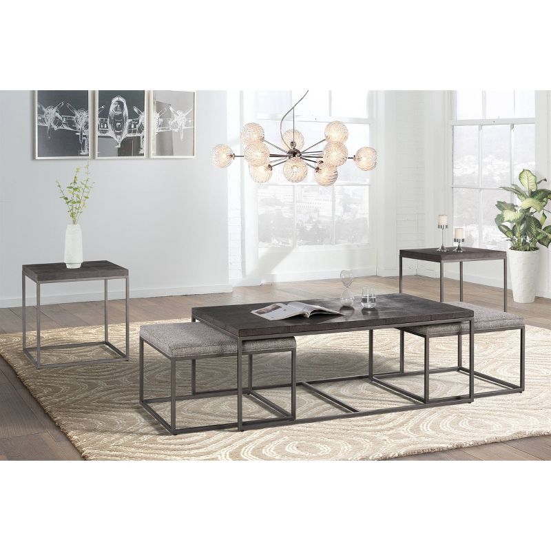 End Table Charcoal Gray - Lane Home Furnishings