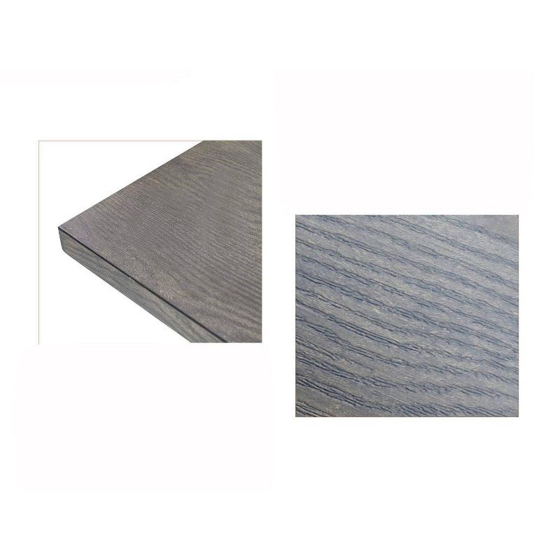 Renaissance Square Outdoor Patio Stacking Table - Gray - Vifah