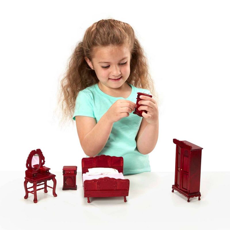 The Queen's Treasures Vintage Style Wooden Kitchen Sink for 18" Dolls