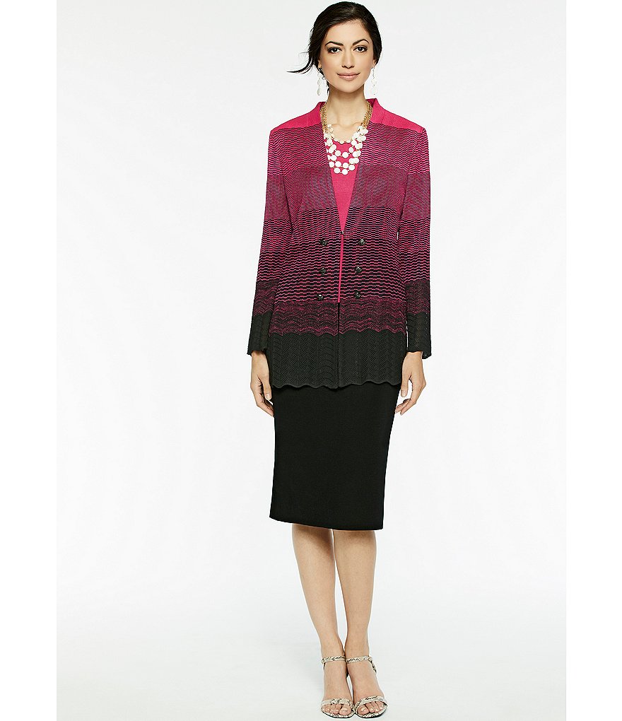 Ming Wang Straight Washable Skirt