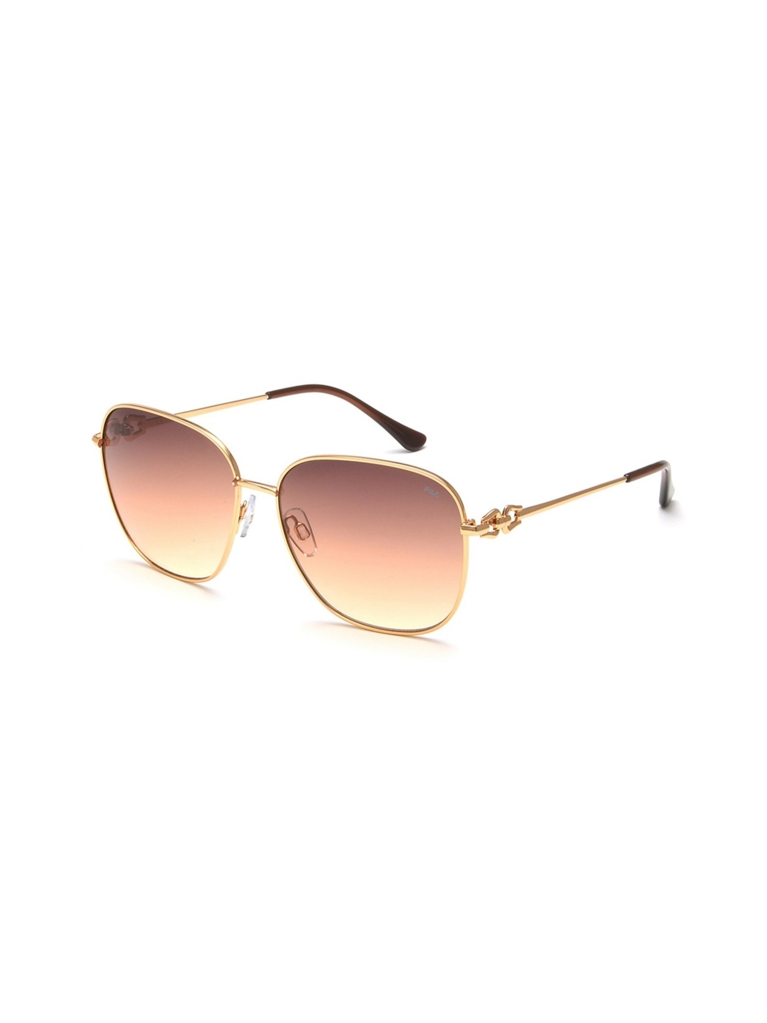Fila Brown Square Sunglasses for Women