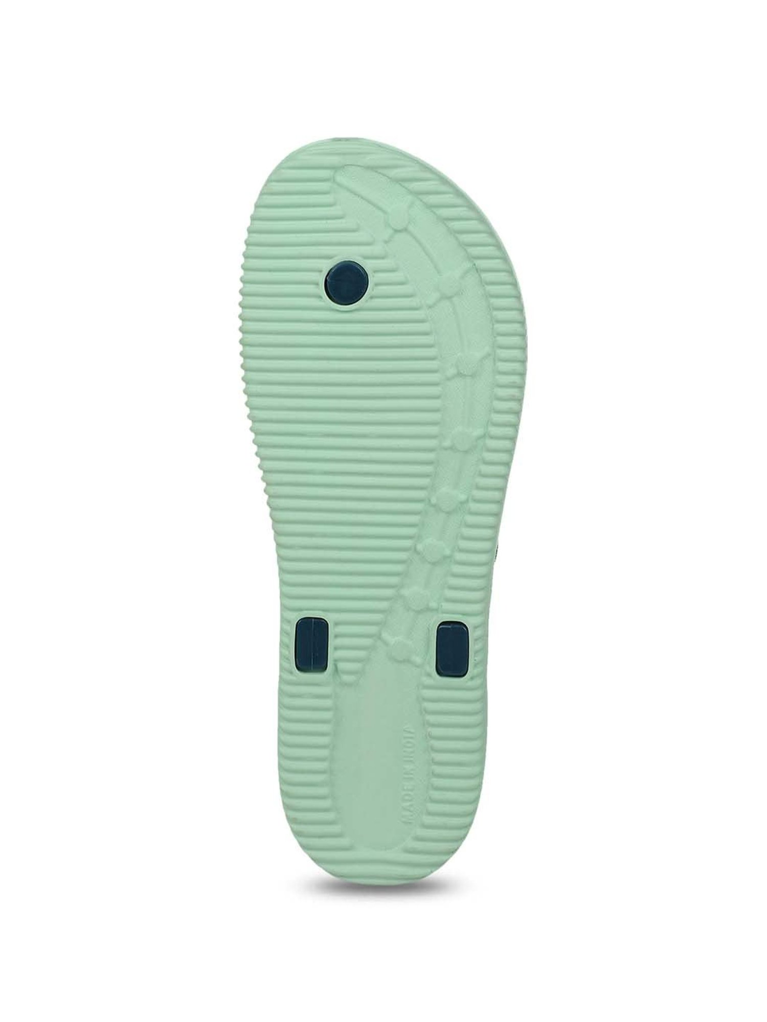 Carlton London Women's Pista Green Flip Flops