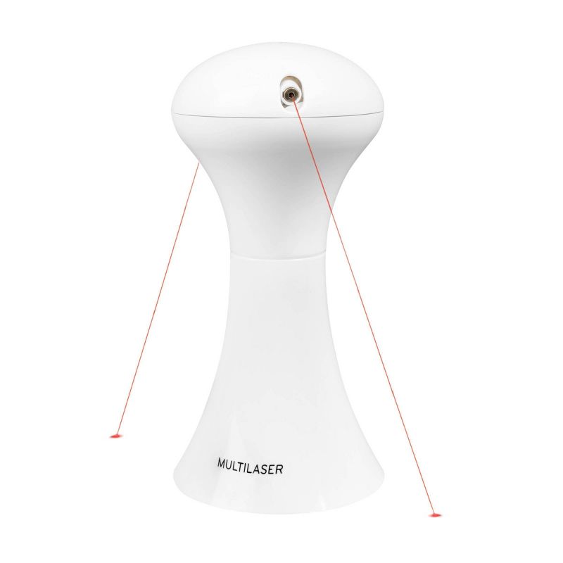 Premier Pet Automatic Multi-Laser Cat Toy - White