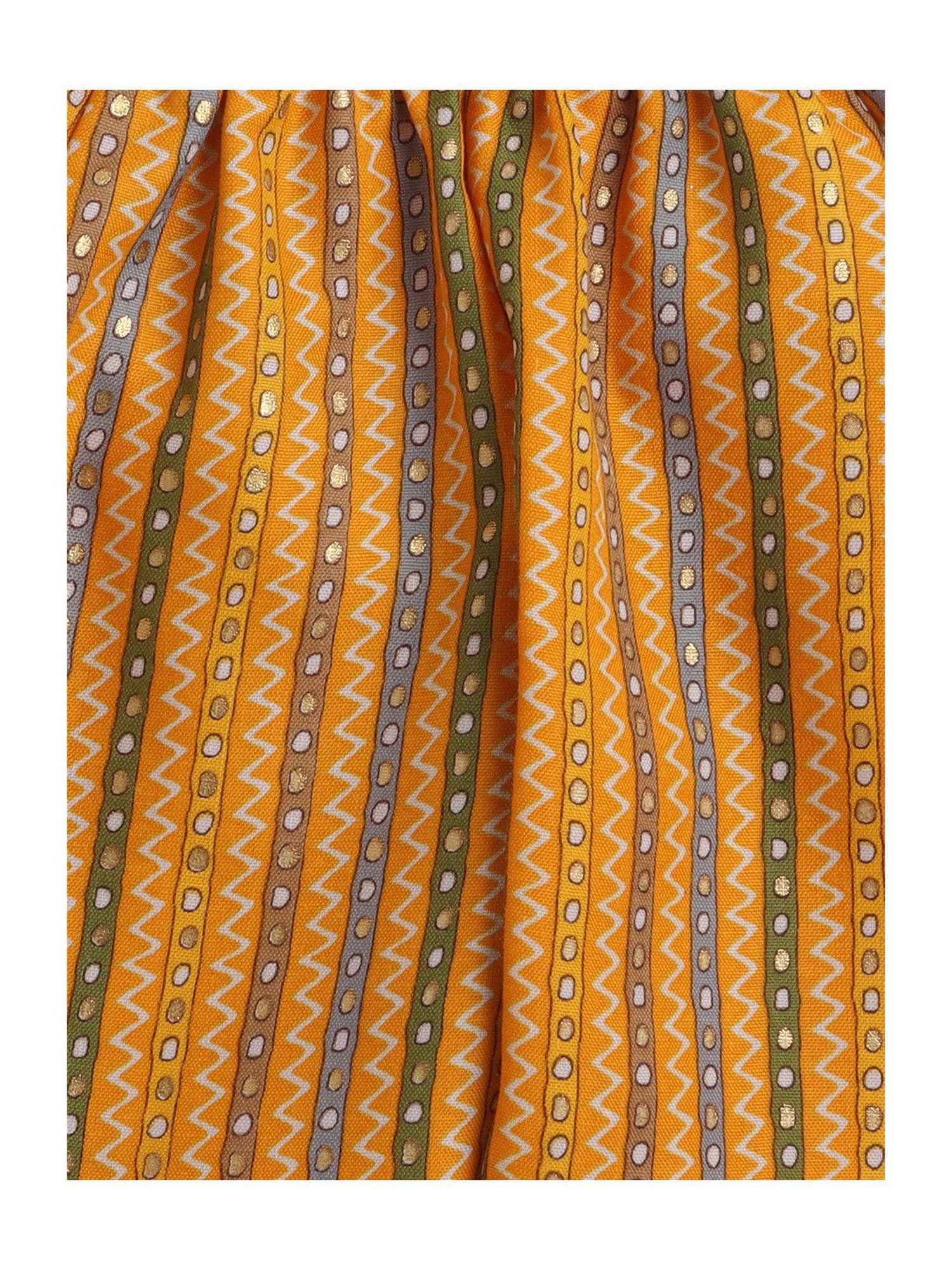 Many Frocks Kids White & Yellow Floral Print Top with Plazzos