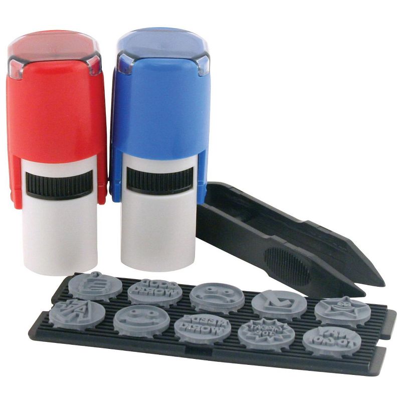 Stamp-ever 10-in-1 Teacher's Stamp Kit and Refill, 3+ Years, pk of 10