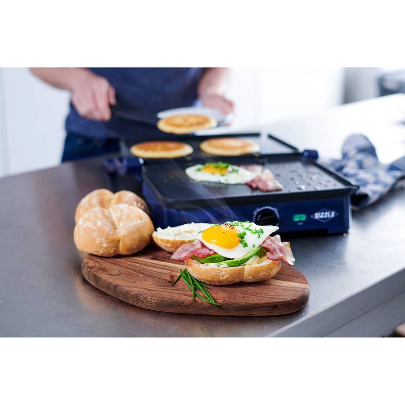 Blue Diamond Sizzle Griddle with Grill Plates