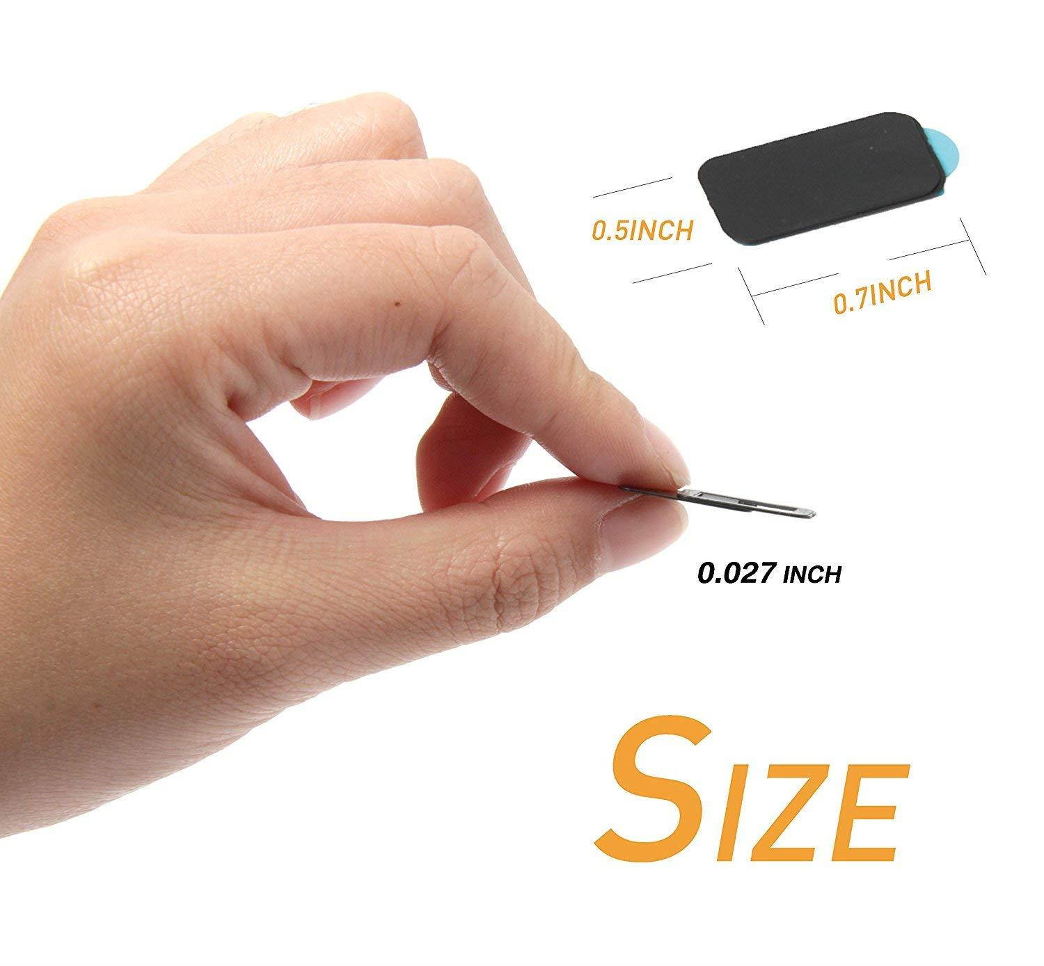 Webcam Cover, 0.027 inch Ultra-Thin Laptop Webcam Cover Slider Camera Cover for MacBook Pro, Laptop, Mac, PC, Surfcase Pro, Protecting Your Digital Life, 3 Pack