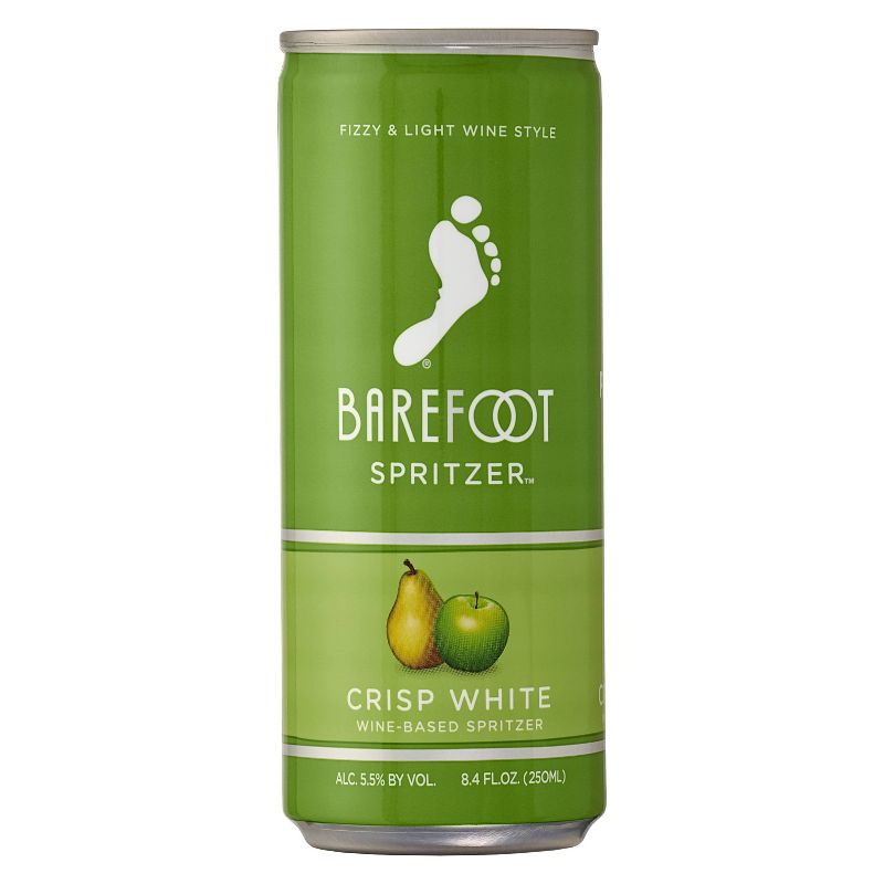 Barefoot Refresh Crisp White Wine-Based Spritzer - 4pk/250ml Cans
