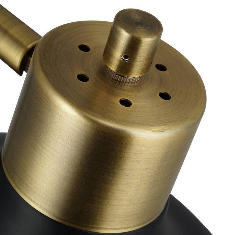 59" Counter Balance Floor Lamp (Includes LED Light Bulb) Black - Cresswell Lighting