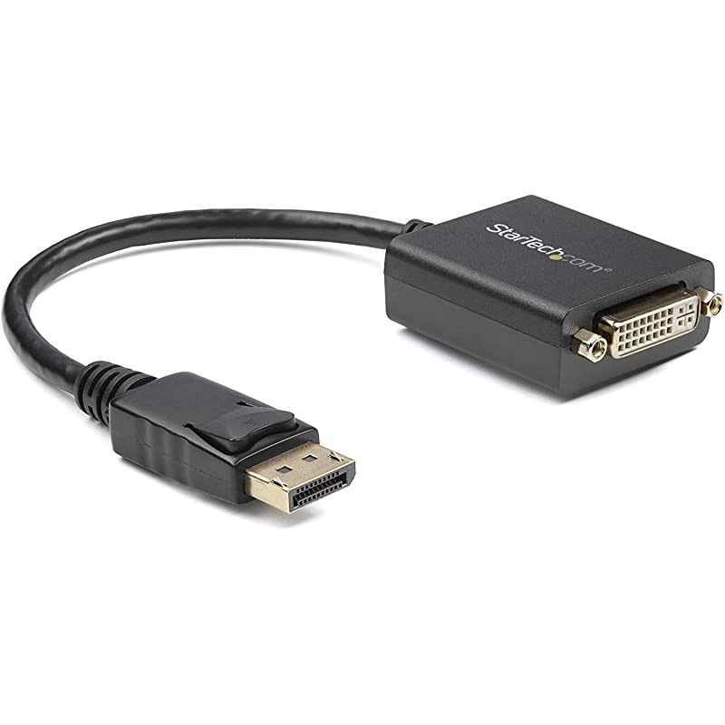 com DisplayPort to DVID Adapter 1920x1200 Passive DVI Video Converter with Latching DP Connector DP2DVI2 HDMI Male to DVI Female Adapter 8in 1080p DVID Gender Changer Cable