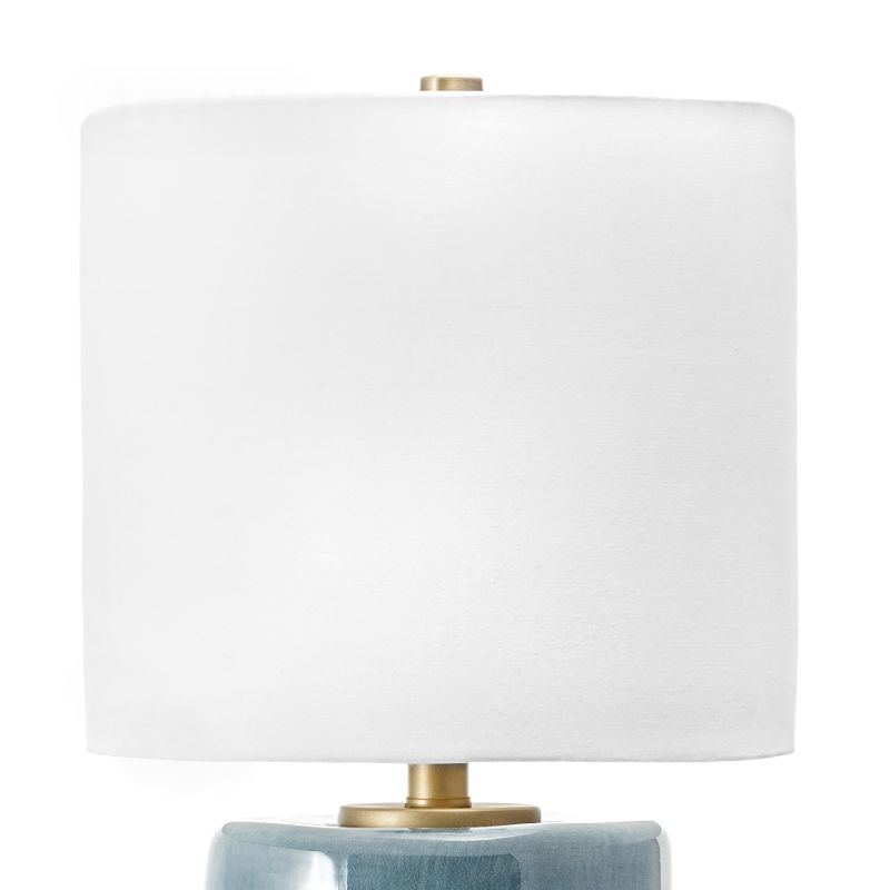 nuLOOM Avon 24" Ceramic Table Lamp Lighting - Blue 24" H x 11" W x 24" D