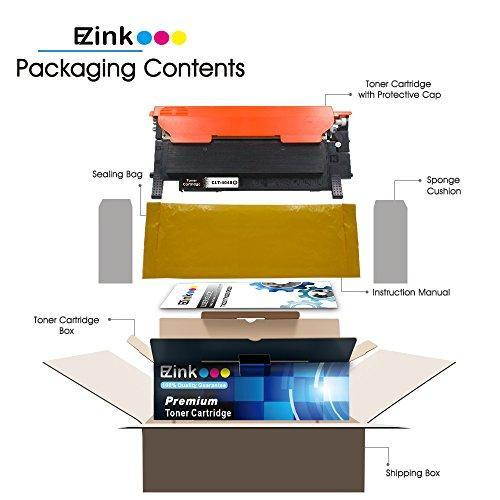 E-Z Ink (TM) Compatible Toner Cartridge Replacement For Samsung 404 404S CLT-K404S CLT-C404S CLT-M404S CLT-Y404S (1 Black, 1 Cyan, 1 Magenta, 1 Yellow) 4 Pack For use with Samsung Xpress C430W C480FW