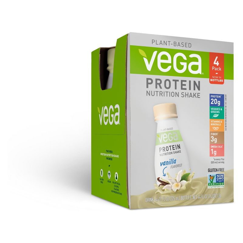 Vega Vegan Protein Shake - Vanilla - 4pk