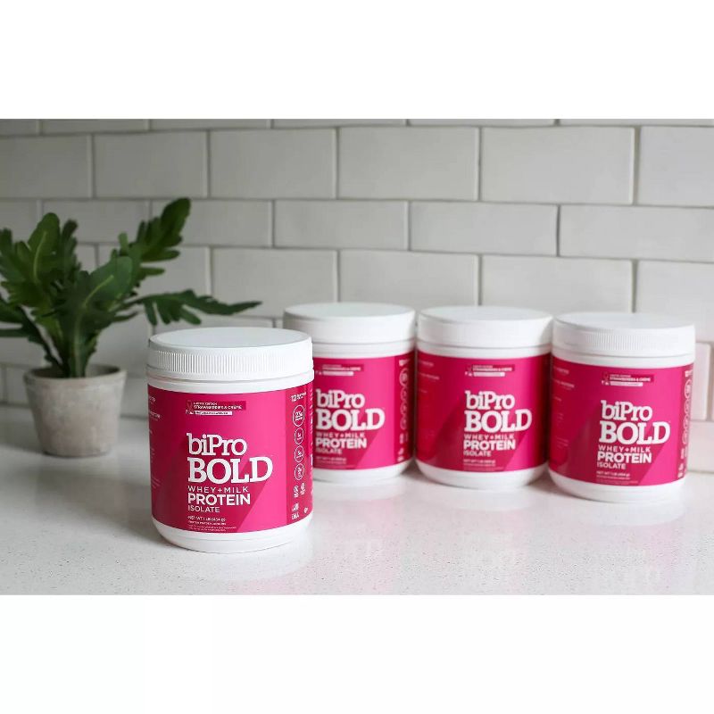 BiPro Bold Protein Powder - Strawberries & Crème - 1lb