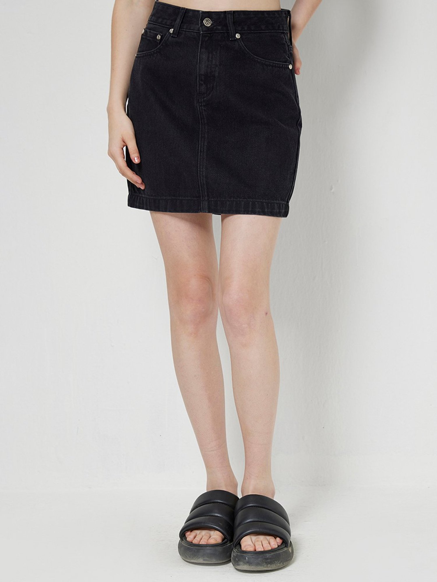 Cover Story Black Mini Skirt