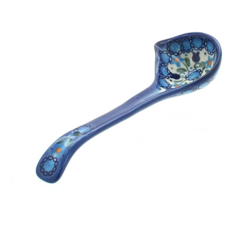 Blue Rose Polish Pottery Savannah Gravy Ladle