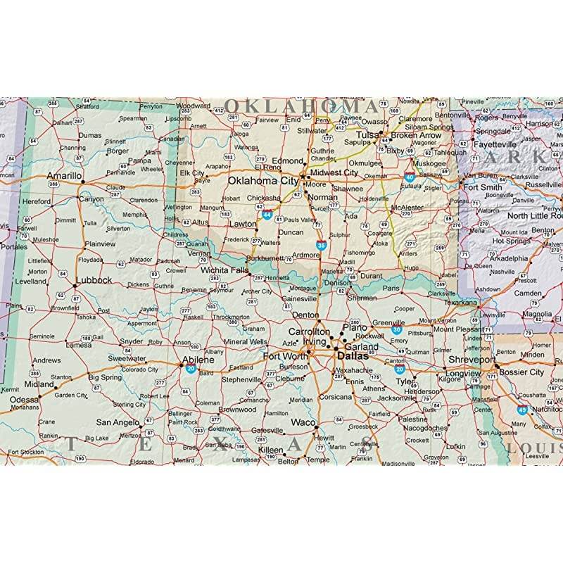 24x36 United States USA US Executive Wall Map Poster Mural 24x36 Paper