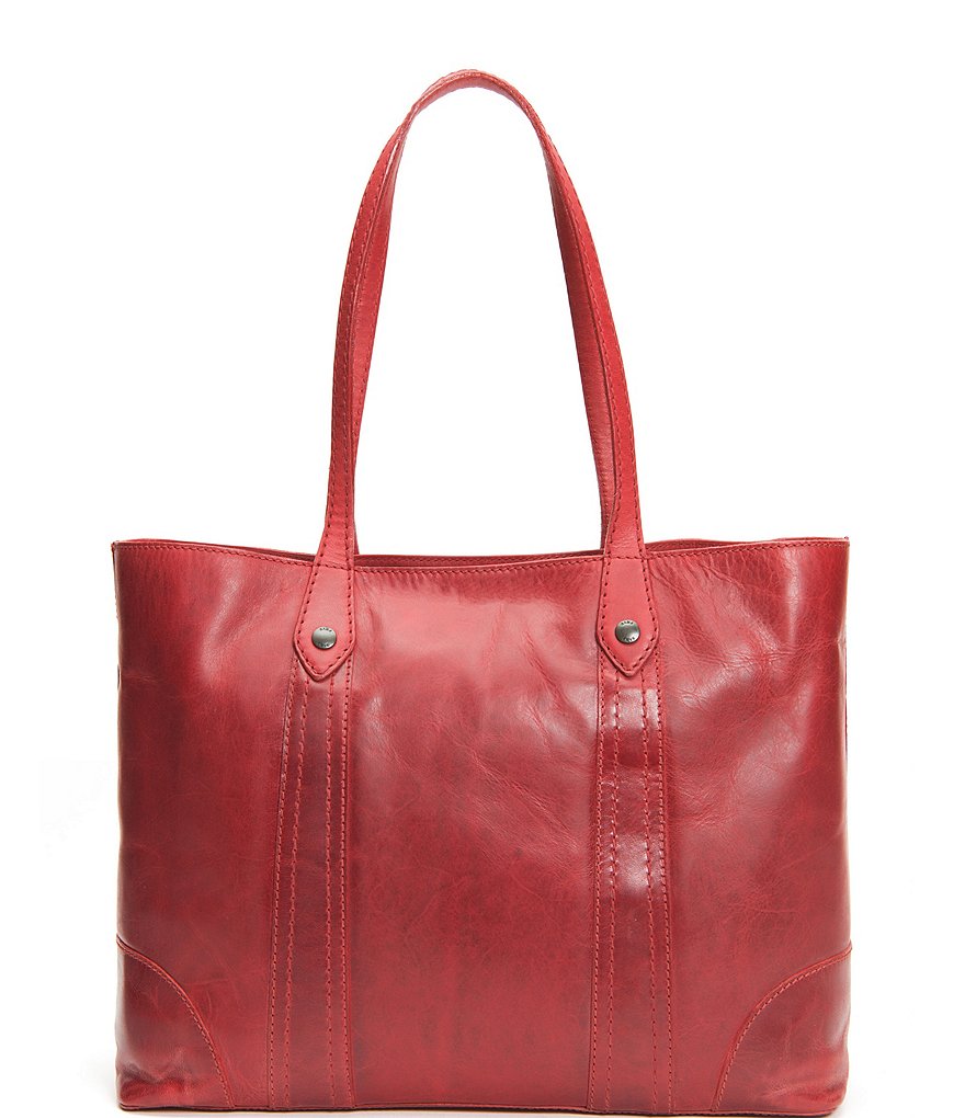 Frye Melissa Washed Leather Shopper Tote Bag