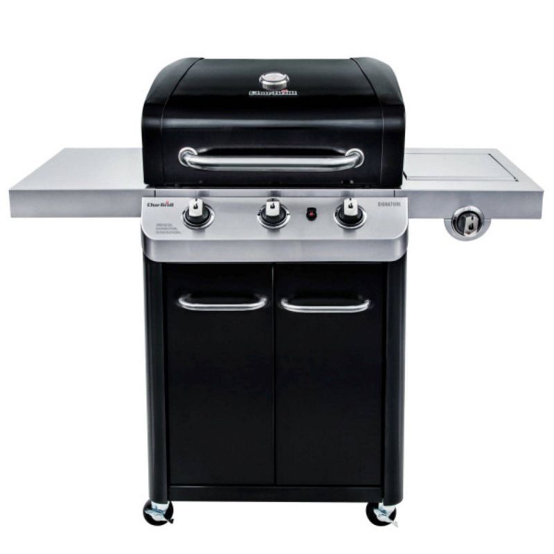 Char-Broil 3-Burner Gas Grill #463348017 - Black