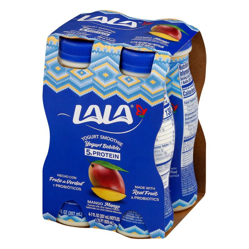 LaLa Tropical Mango Yogurt Smoothie - 7 fl oz/4ct