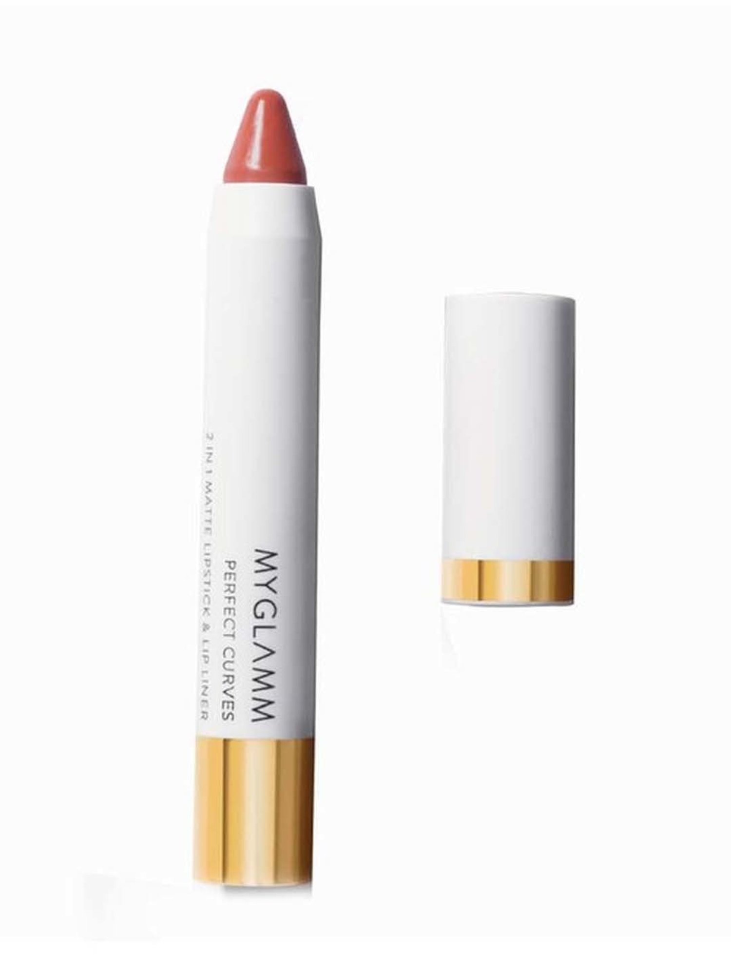 MyGlamm Perfect Curves Matte Lip Crayon Biscotti - 3.7 gm