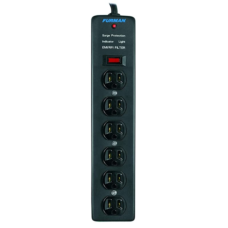 SS6 AC 6 Outlet Surge Strip