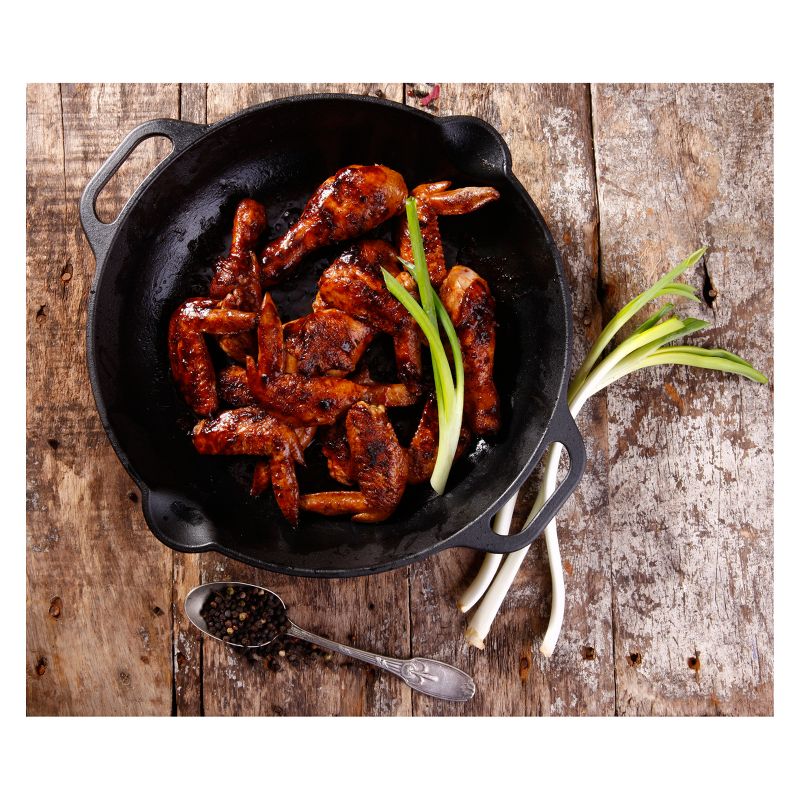 Victoria Cast Iron Paella Skillet 13" Black