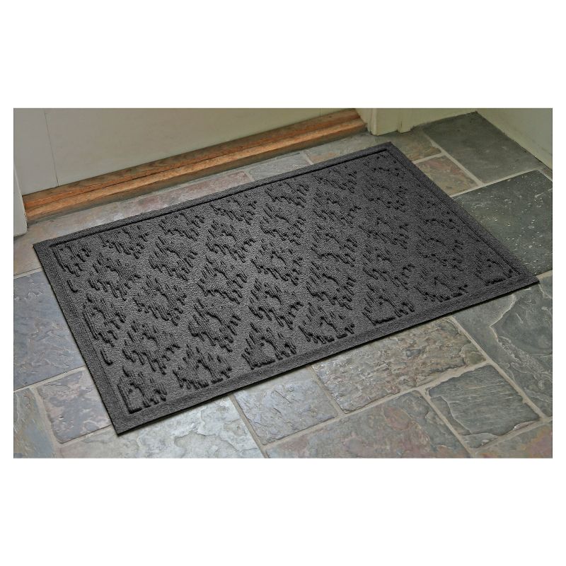 Charcoal Solid Doormat - (2'X3') - Bungalow Flooring