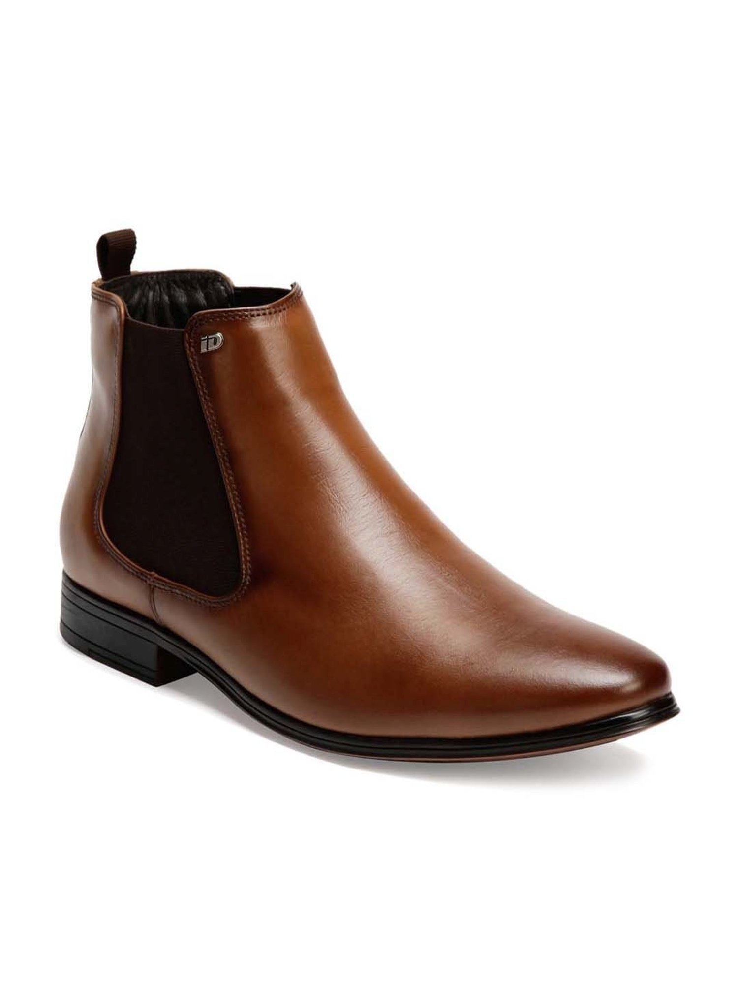 ID Men's Tan Chelsea Boots