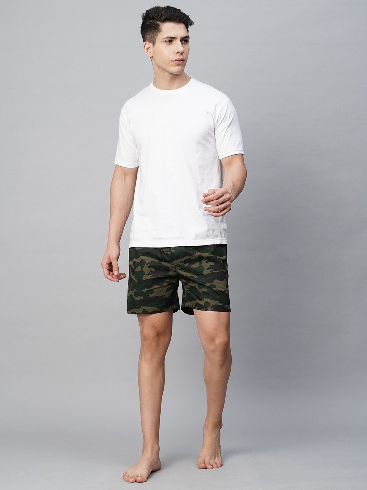 Urban Scottish Multicolored Regular Fit Printed Boxers - Pack Of 3