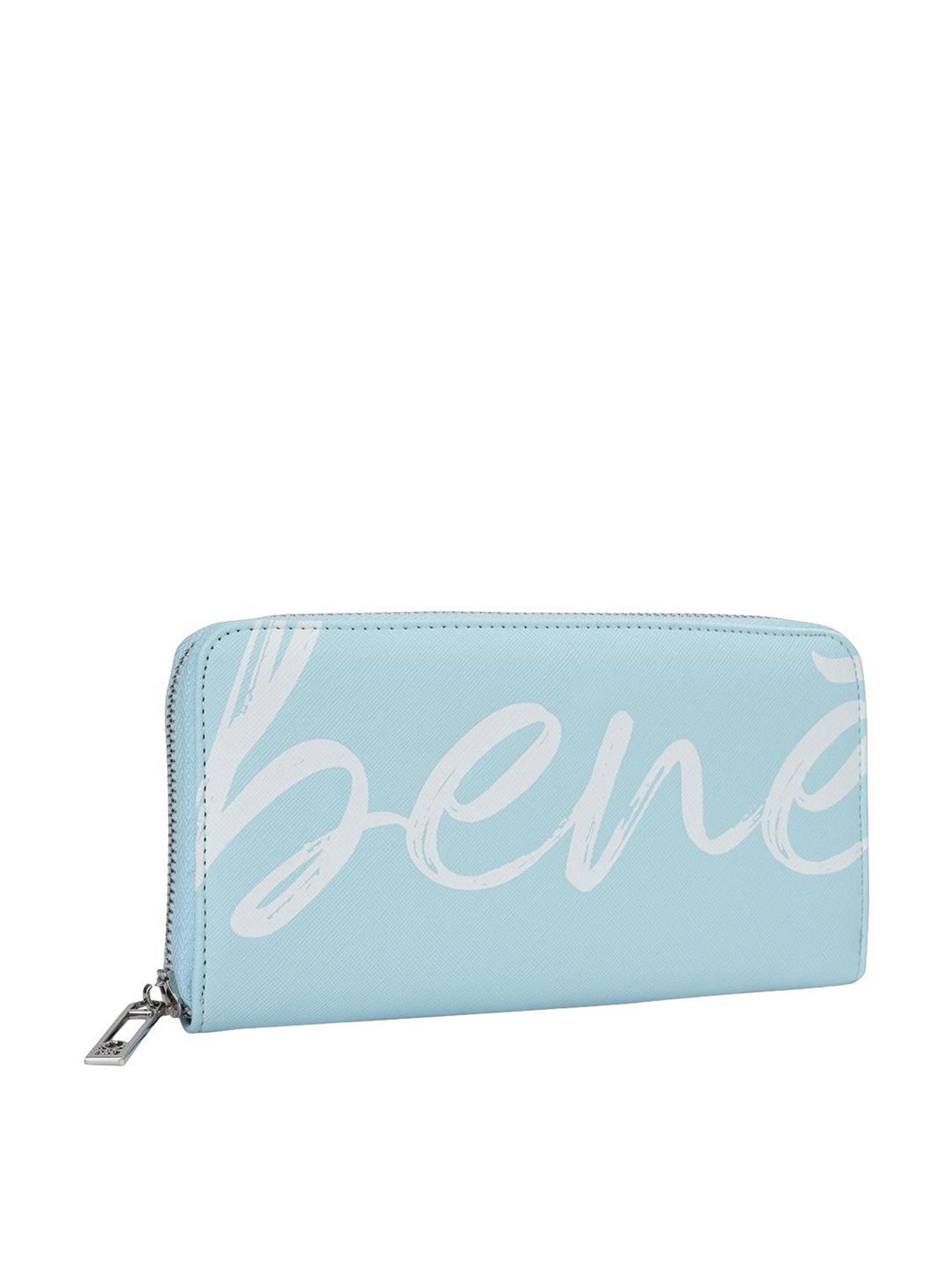 United Colors of Benetton Lili Light Blue Printed Wallet