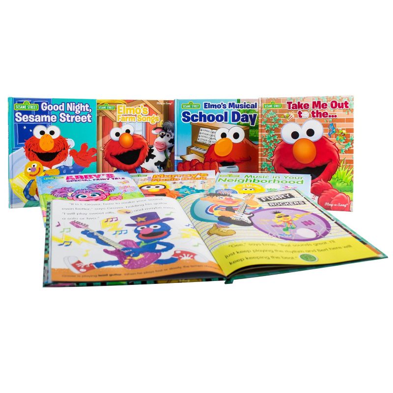 Pi Kids Sesame Street My First Music Fun Keyboard Composer & 8-Book Library Boxed Set