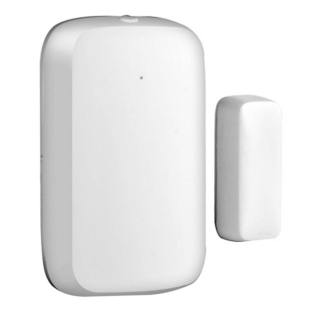 1 Set Magnetic Door Sensor Detector Intelligent ZigBee Door Sensor App Alerts Reminder for Home (White)