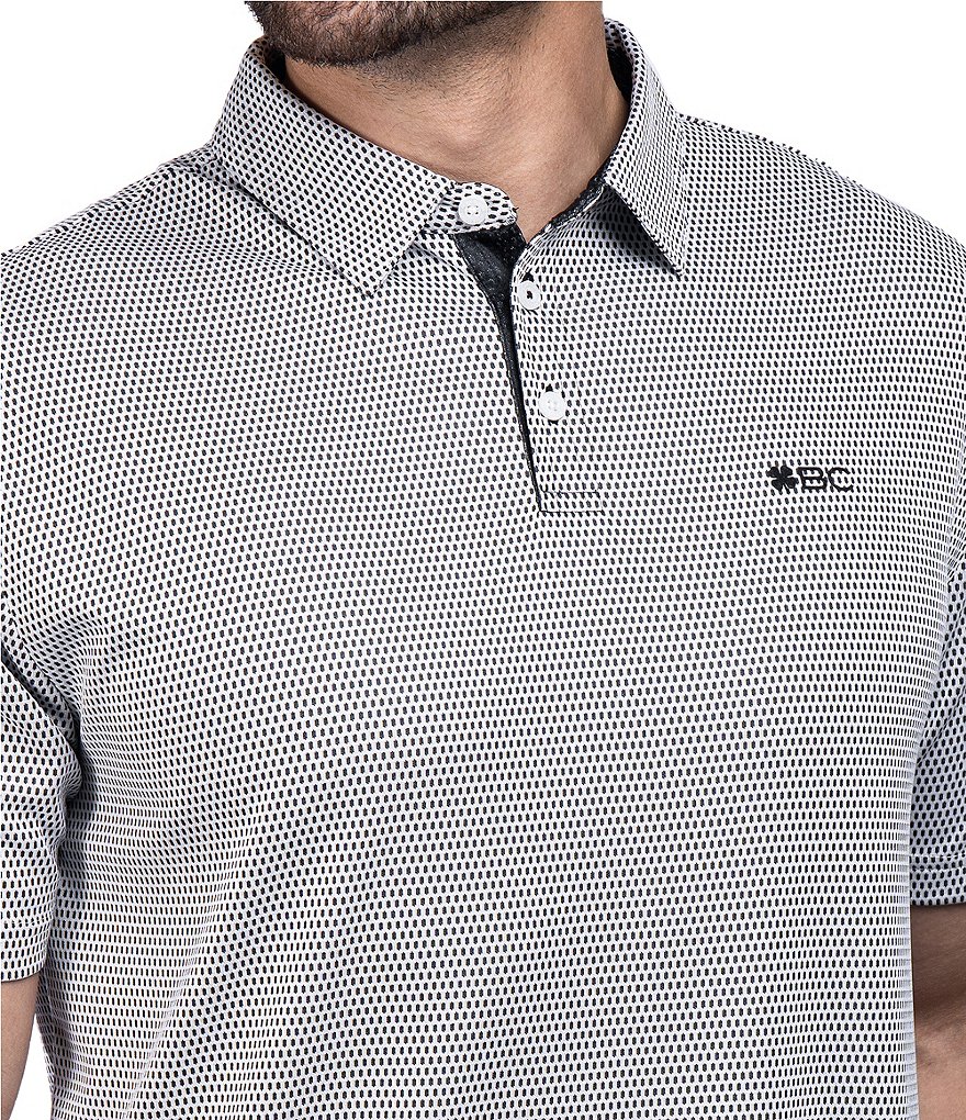 BLACK CLOVER Lucky Fit Short-Sleeve Balls Dri-Balance&trade; Polo