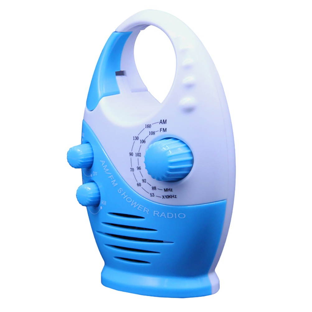 1Pc Music Loudspeaker Mini Waterproof Radio AM/FM Radio Shower Radio for Toilet Indoor Home