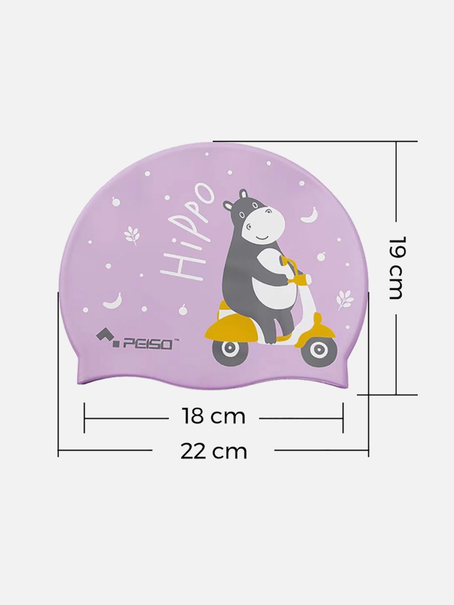 Little Surprise Box Lavender Polyester Printed Swim Cap