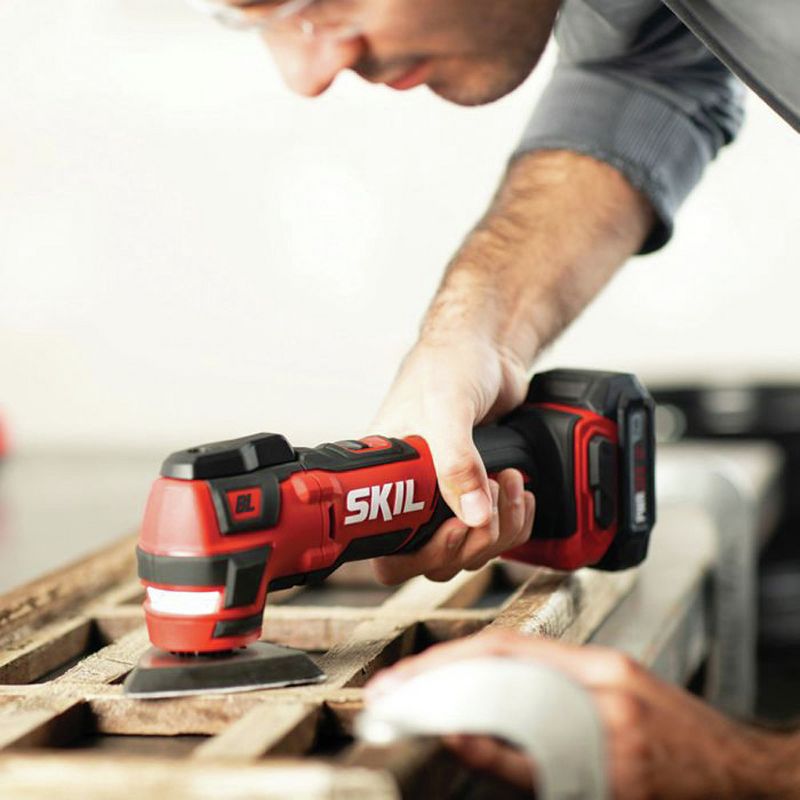 Skil OS592702 PWRCore 12 12V Brushless Lithium-Ion Oscillating Cordless Multi-Tool Kit (2 Ah)