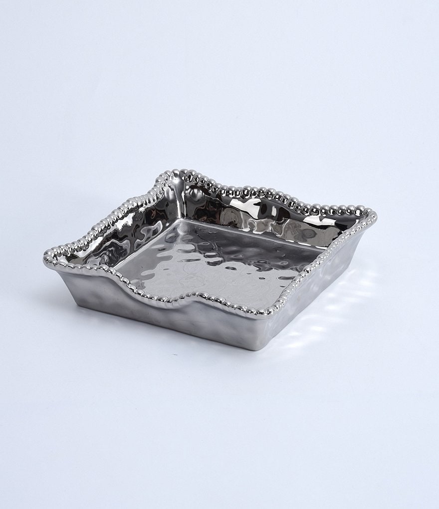 Pampa Bay Verona Porcelain Silver Luncheon Napkin Holder
