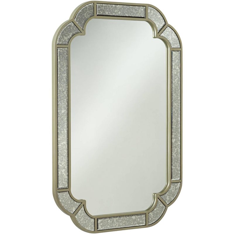 Noble Park Reina 23 1/2" x 38 1/2" Dark Champagne Rounded Edge Wall Mirror