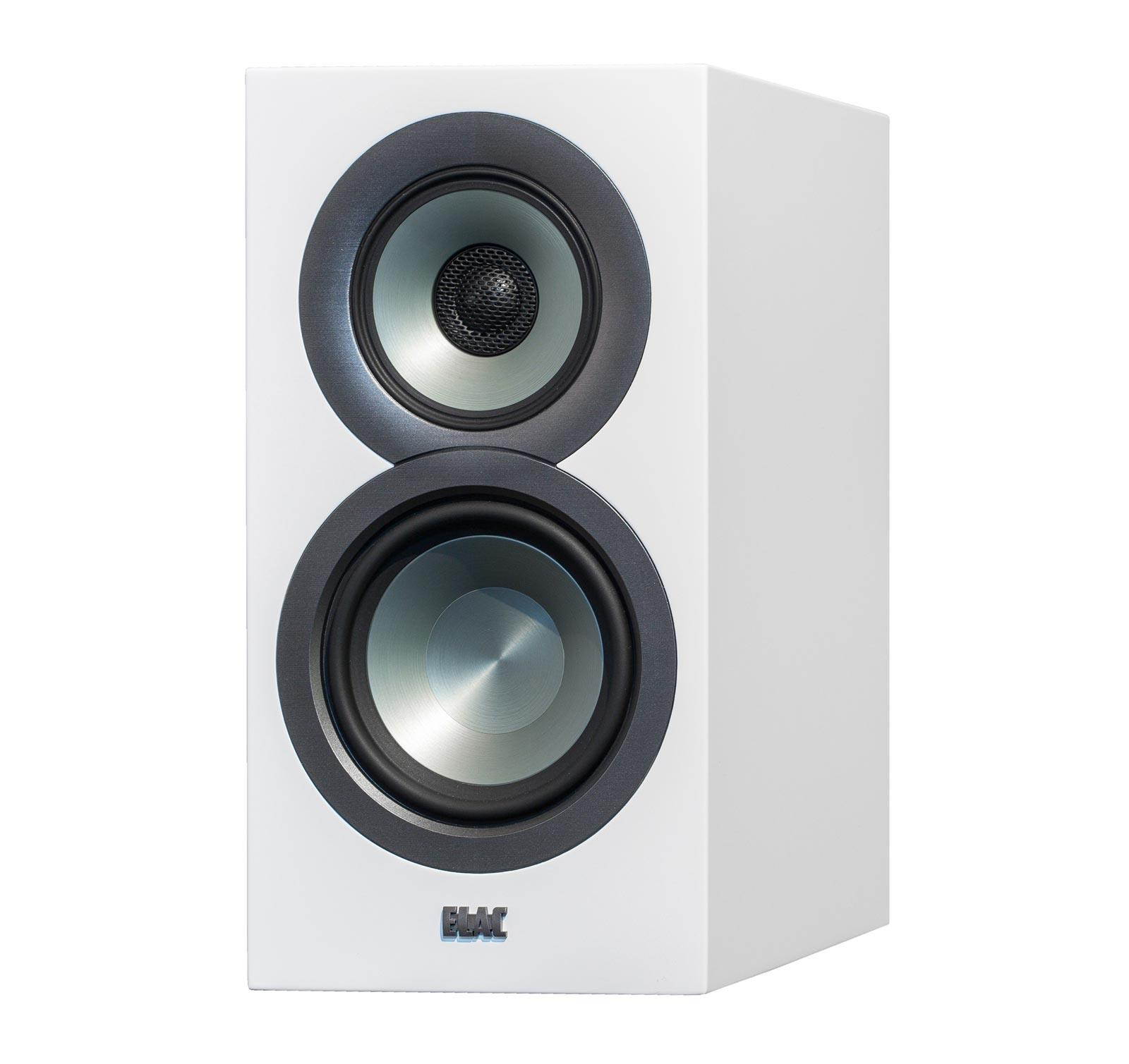 Elac Uni-Fi BS U5 Slim Bookshelf Speakers - Pair (Satin White)